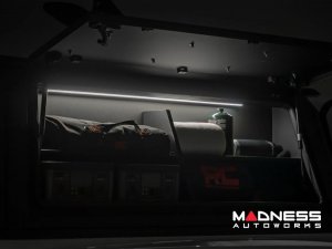 Modular Storage Shelf For Truck Bed Cap - Passenger Side Storage - Rough Country - 5'7" Bed Modular Storage Shelf For Truck Bed Cap - Passenger Side Storage - Rough Country - 5'7" Bed